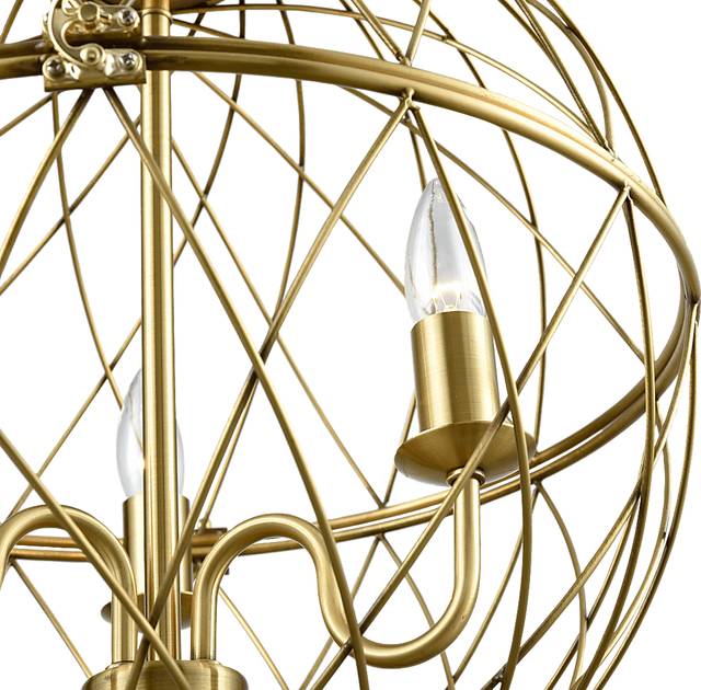 Barbrook Brass Chandelier - Thumbnail - Image 3