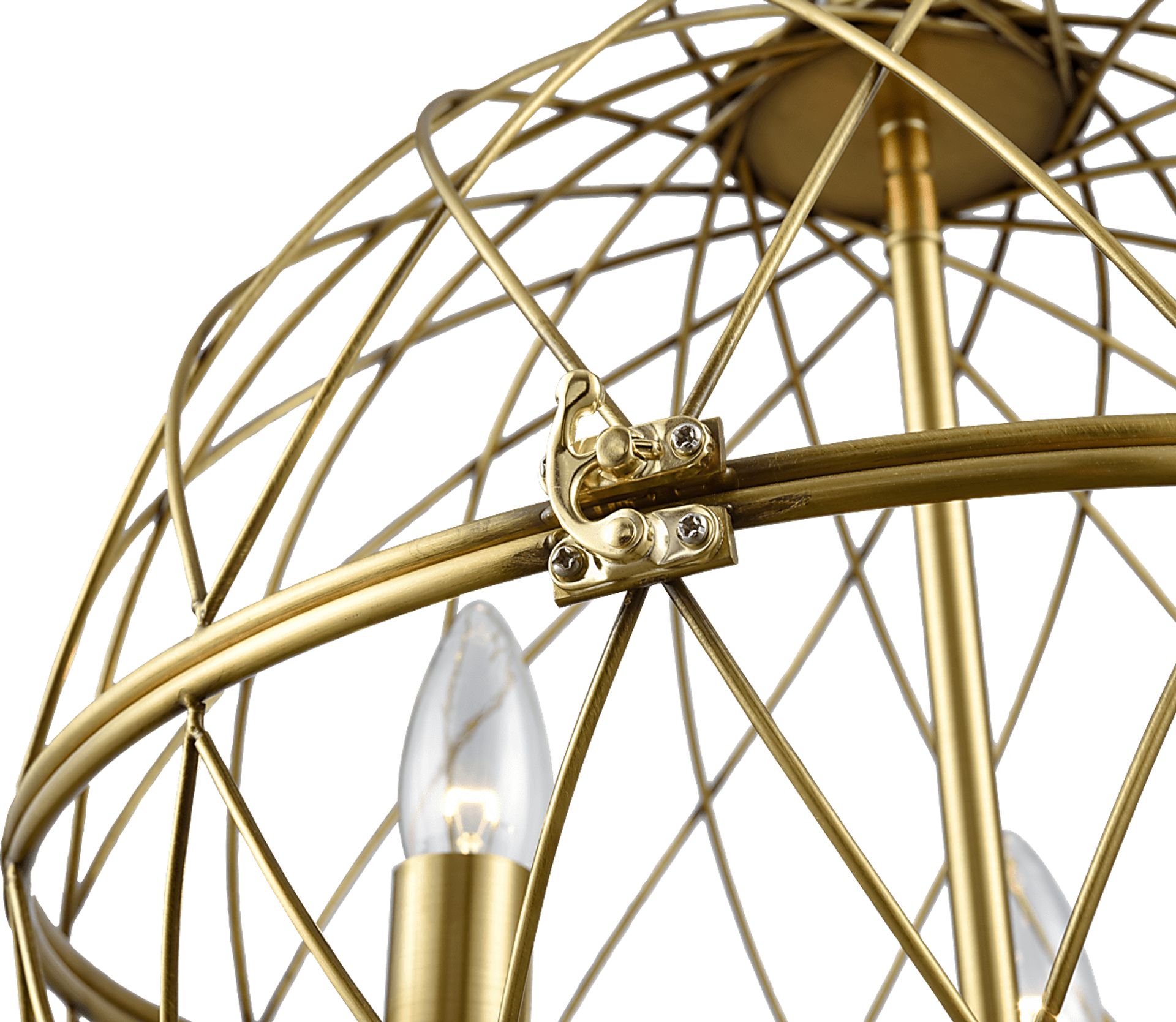 Barbrook Brass Chandelier - Image 4