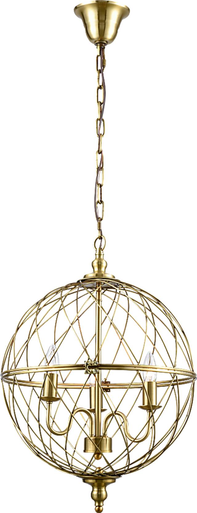 Barbrook Brass Chandelier - Thumbnail - Image 1