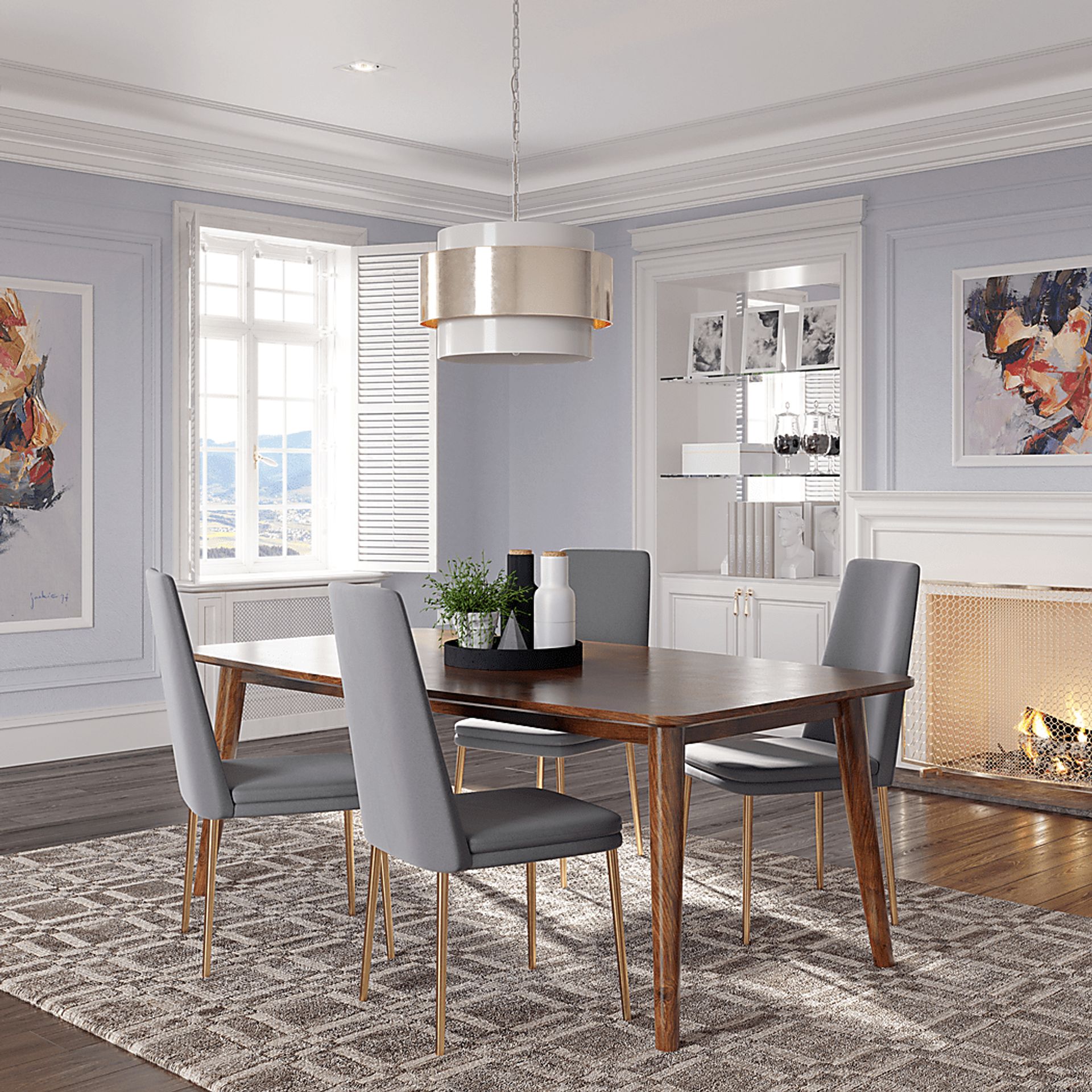 Barbstone Gray Dining Chair, Set of 2 - Image 6