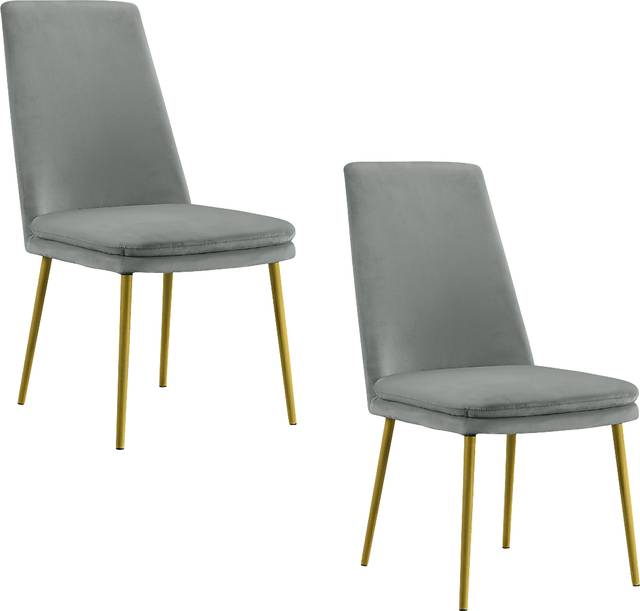 Barbstone Gray Dining Chair, Set of 2 - Thumbnail - Image 1