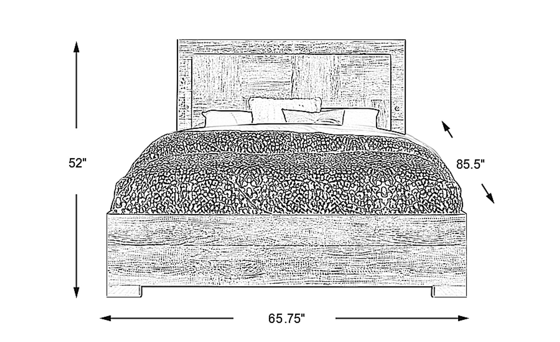 Dimension Image. Please refer to the Dimension Tab on this page for dimension details.
