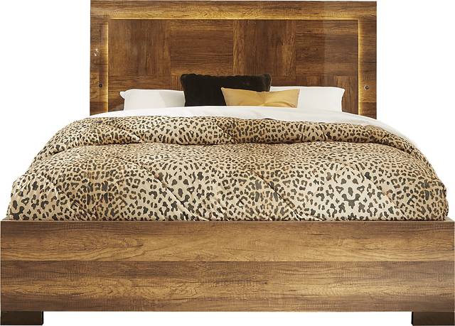 Barceloneta Walnut 5 Pc Queen Panel Bedroom - Thumbnail - Image 2