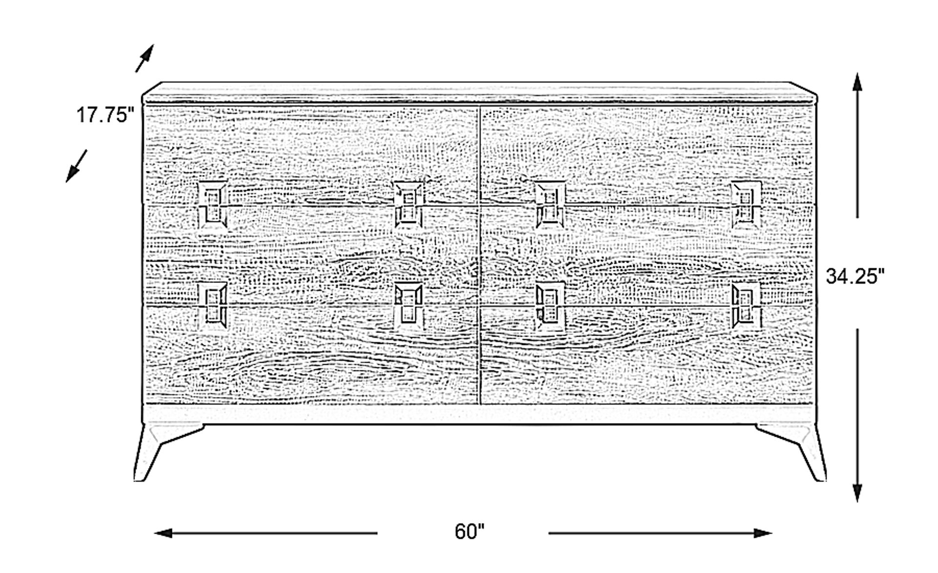 Dimension Image. Please refer to the Dimension Tab on this page for dimension details.