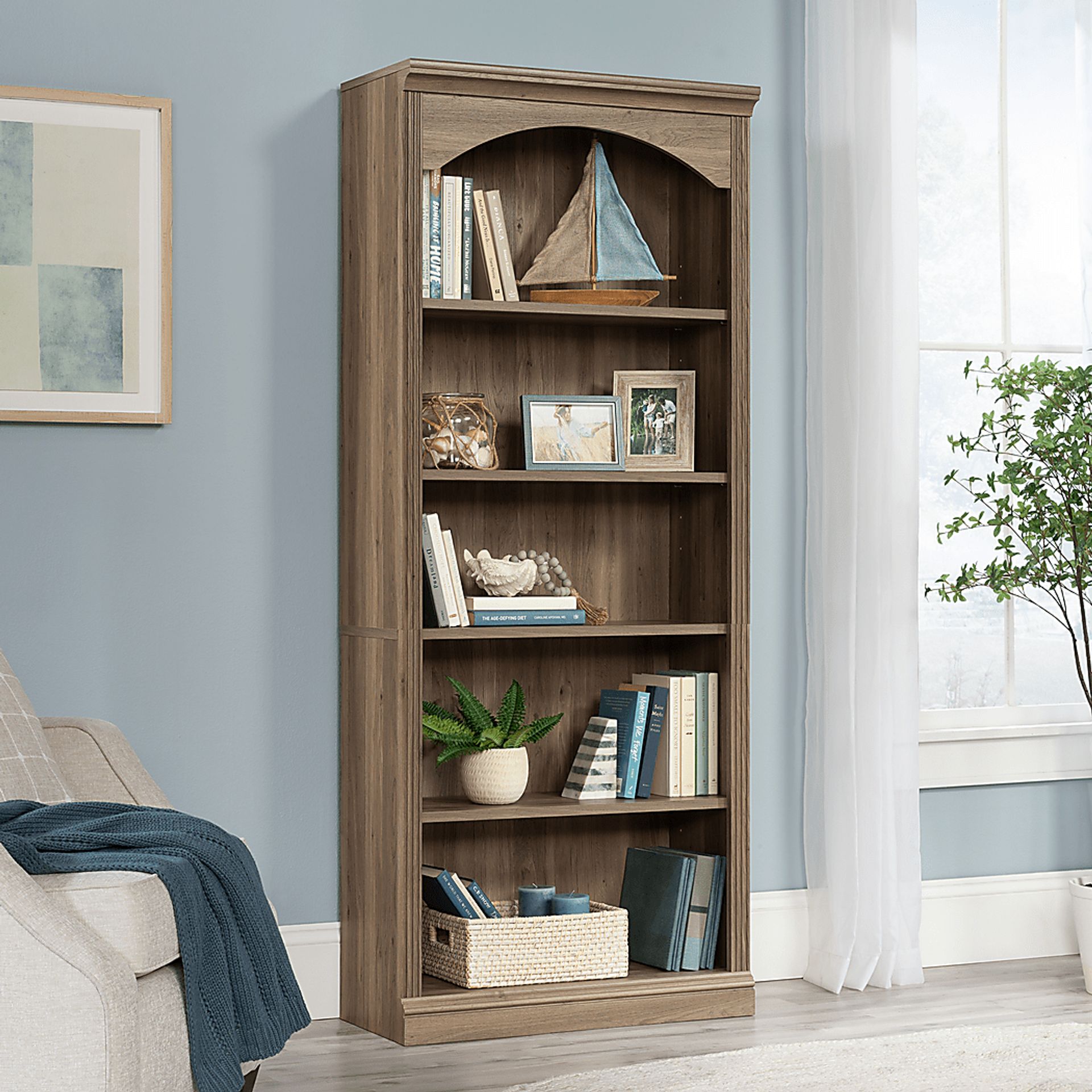 Barchstead Light Brown Bookcase - Image 2