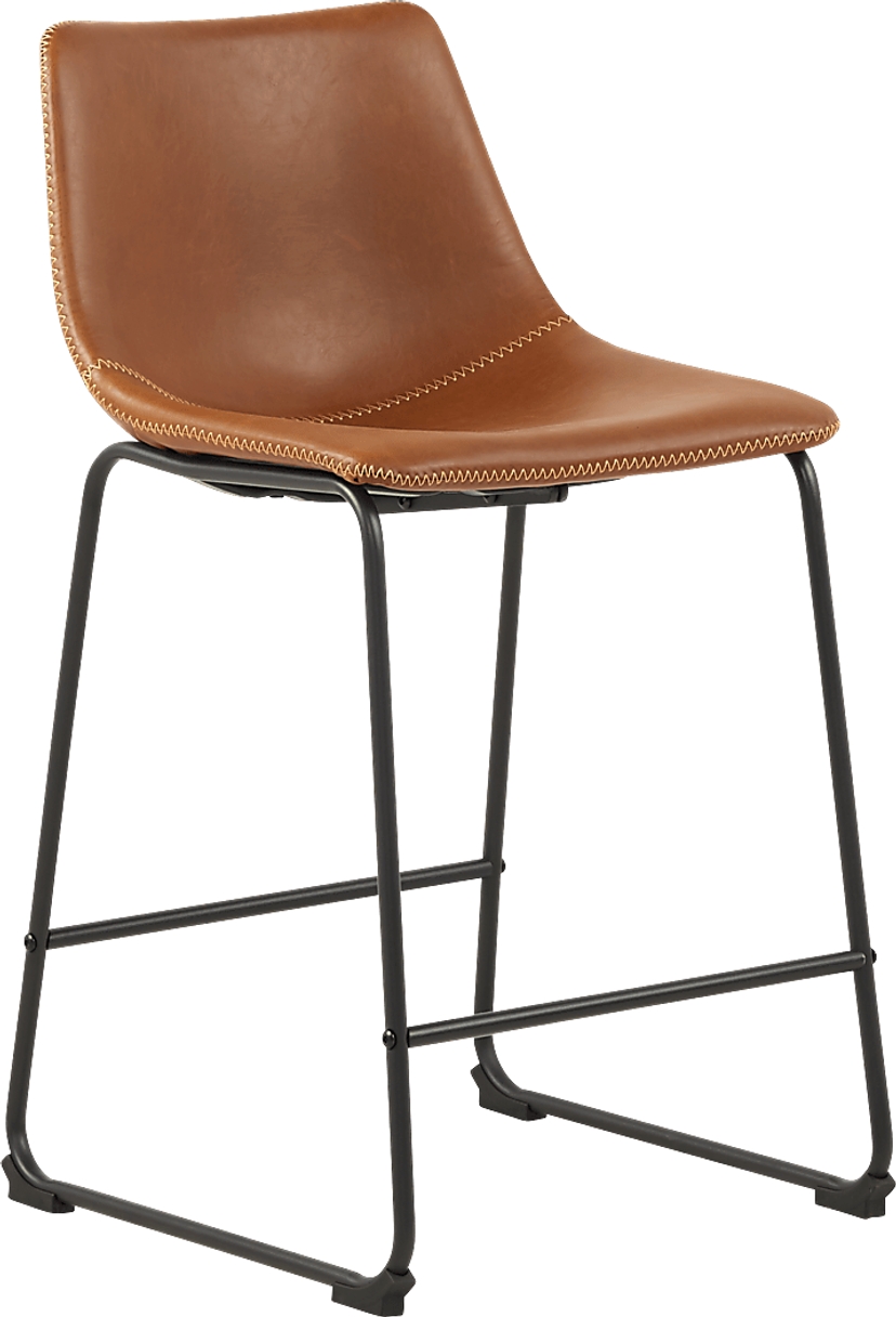 Barcroft Brown Counter Height Stool