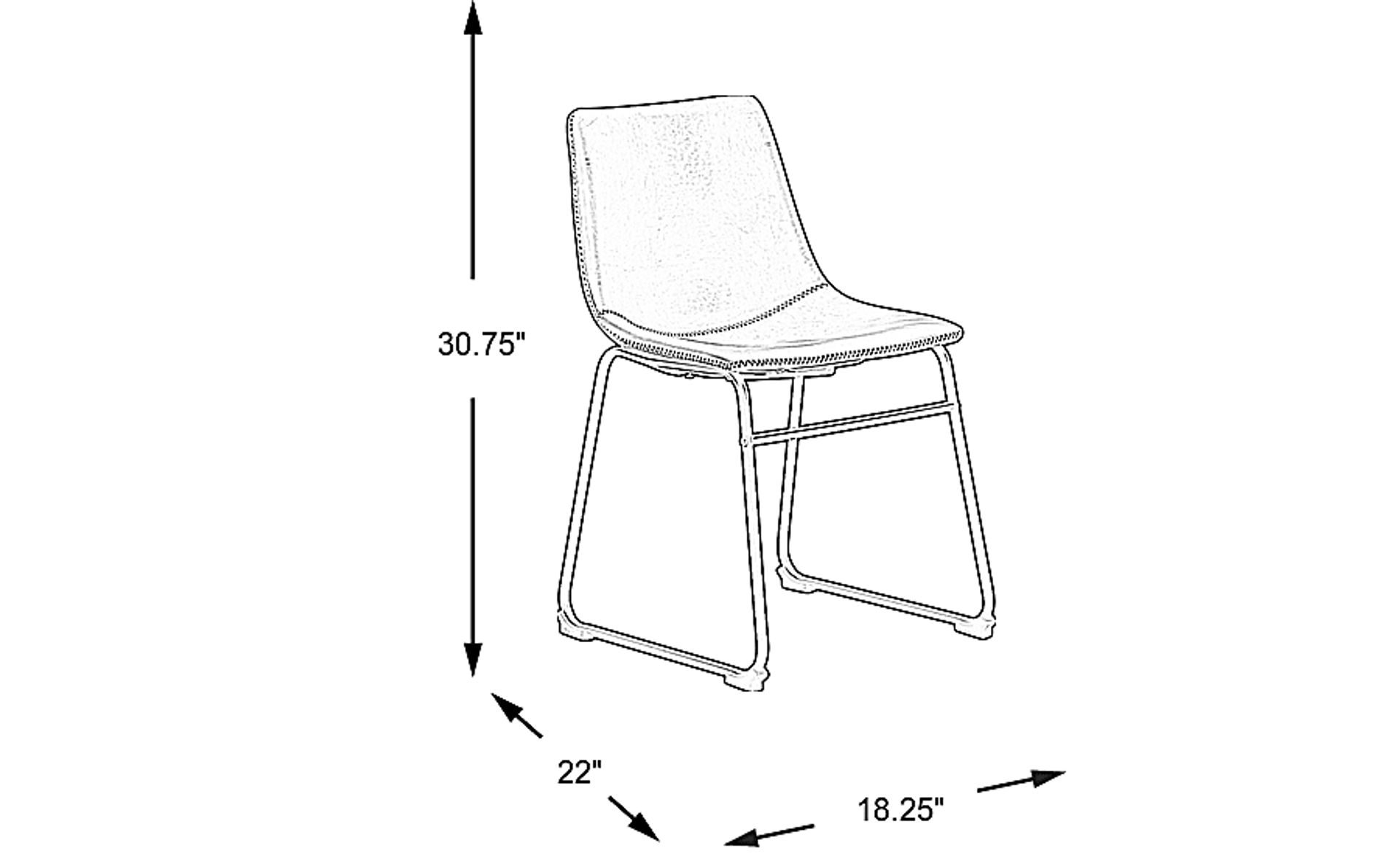 Dimension Image. Please refer to the Dimension Tab on this page for dimension details.