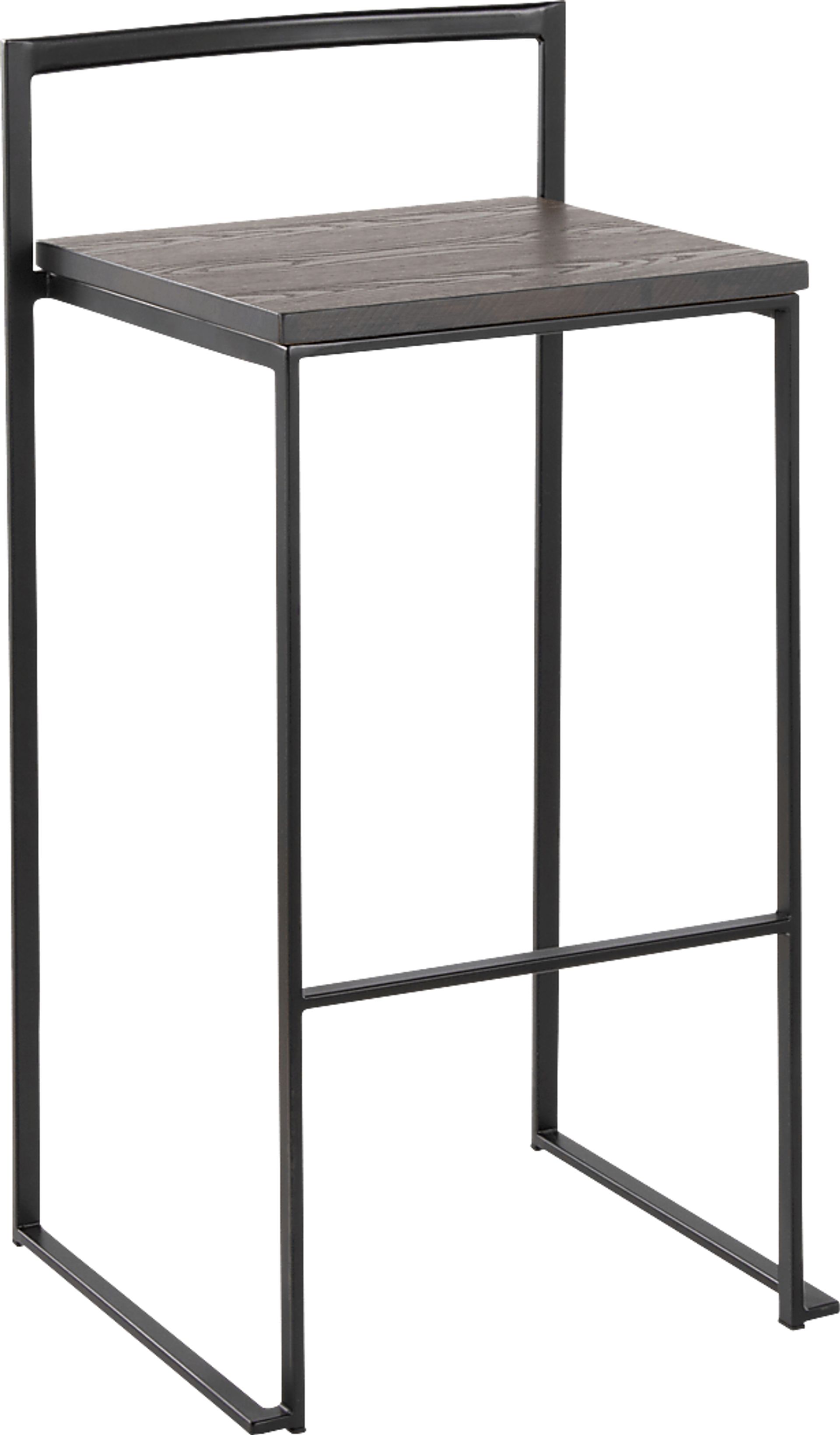 Barda Espresso Barstool Set of 2 - Image 3