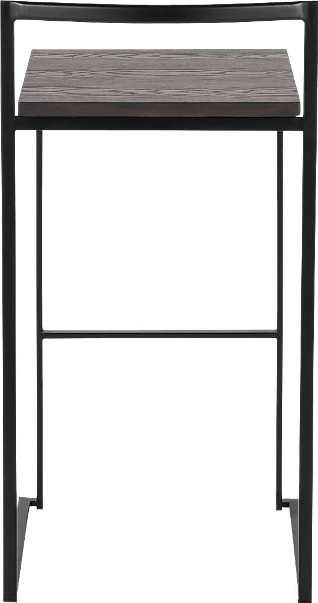 Barda Espresso Barstool Set of 2 - Thumbnail - Image 4