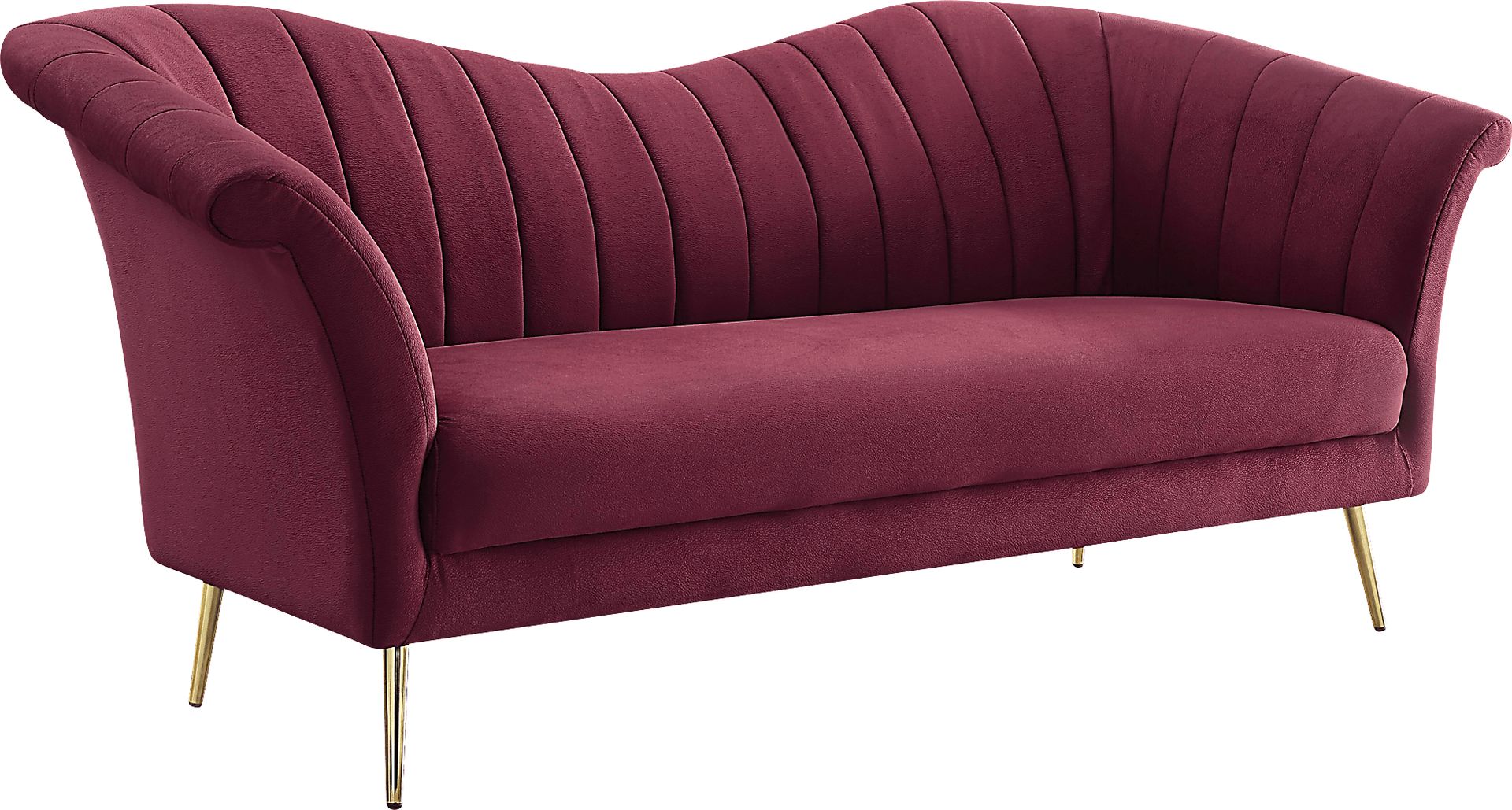 Bardeen Red Sofa - Image 1