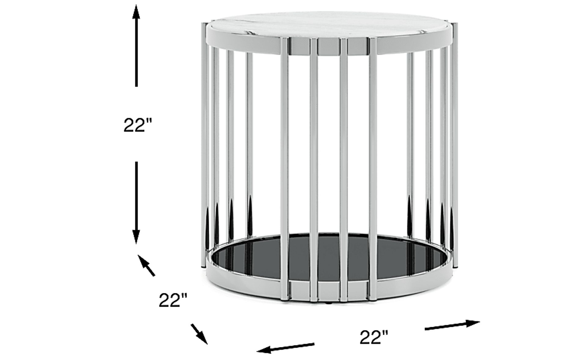 Dimension Image. Please refer to the Dimension Tab on this page for dimension details.