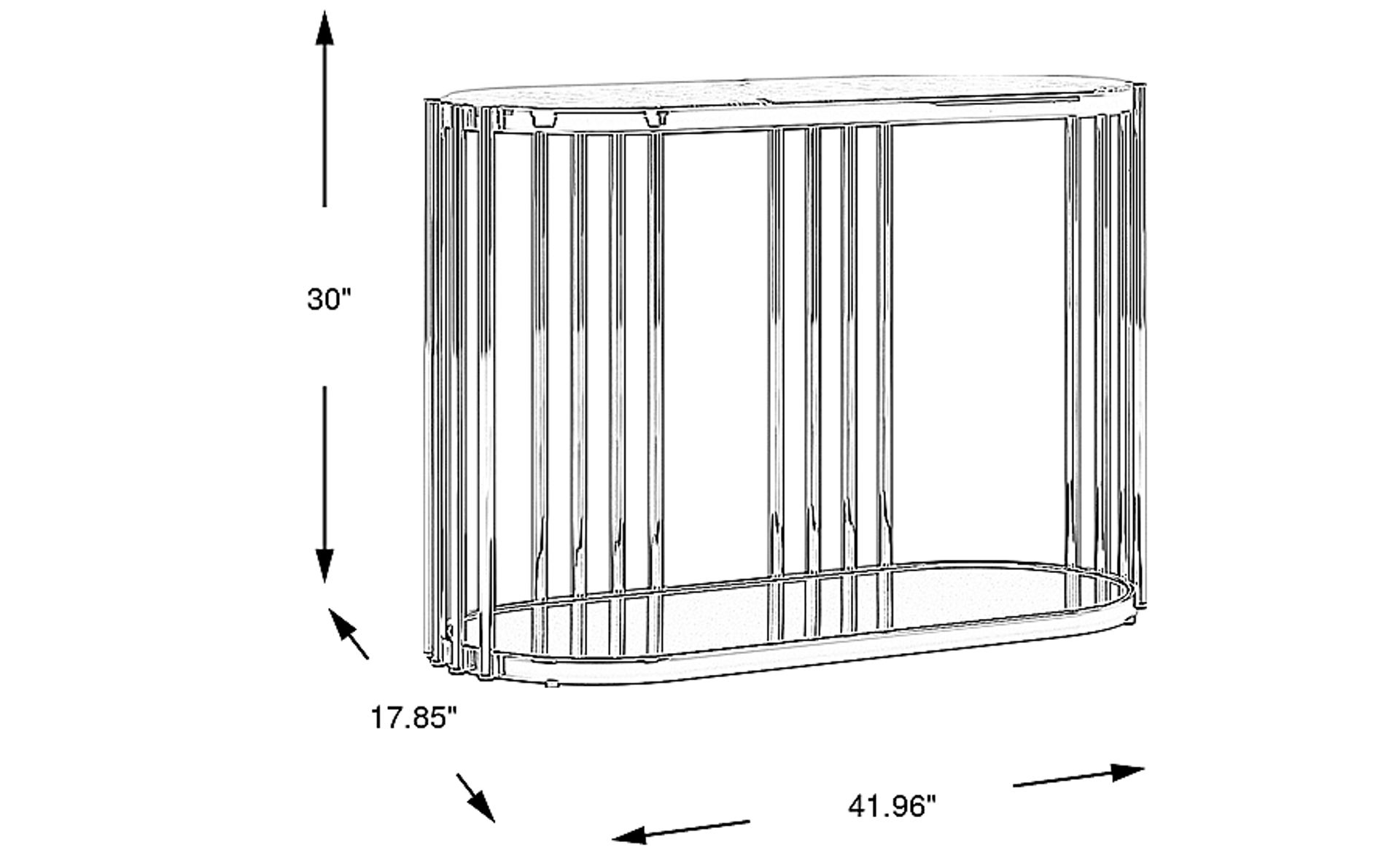 Dimension Image. Please refer to the Dimension Tab on this page for dimension details.
