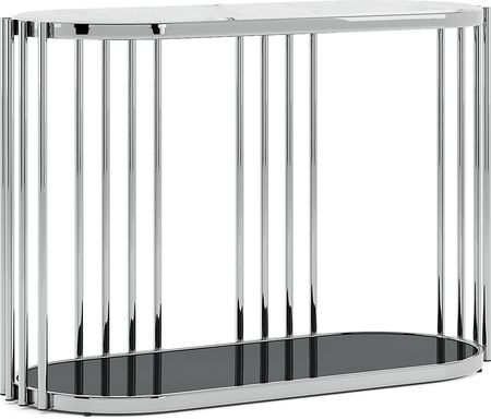 Bardiglio Silver Sofa Table