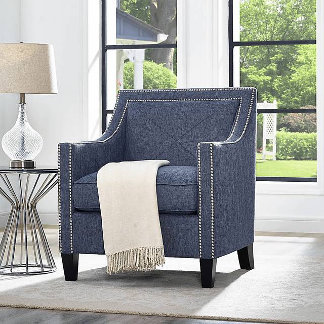 Bardstown Blue Accent Chair - Thumbnail - Image 2