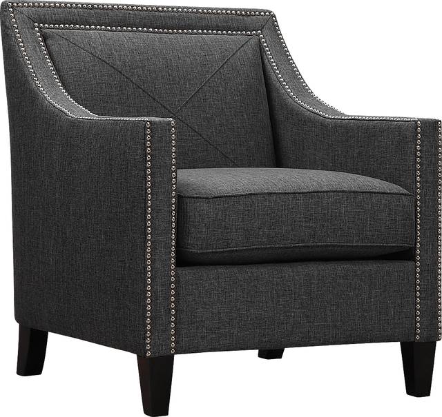 Bardstown Graphite Accent Chair - Thumbnail - Image 1