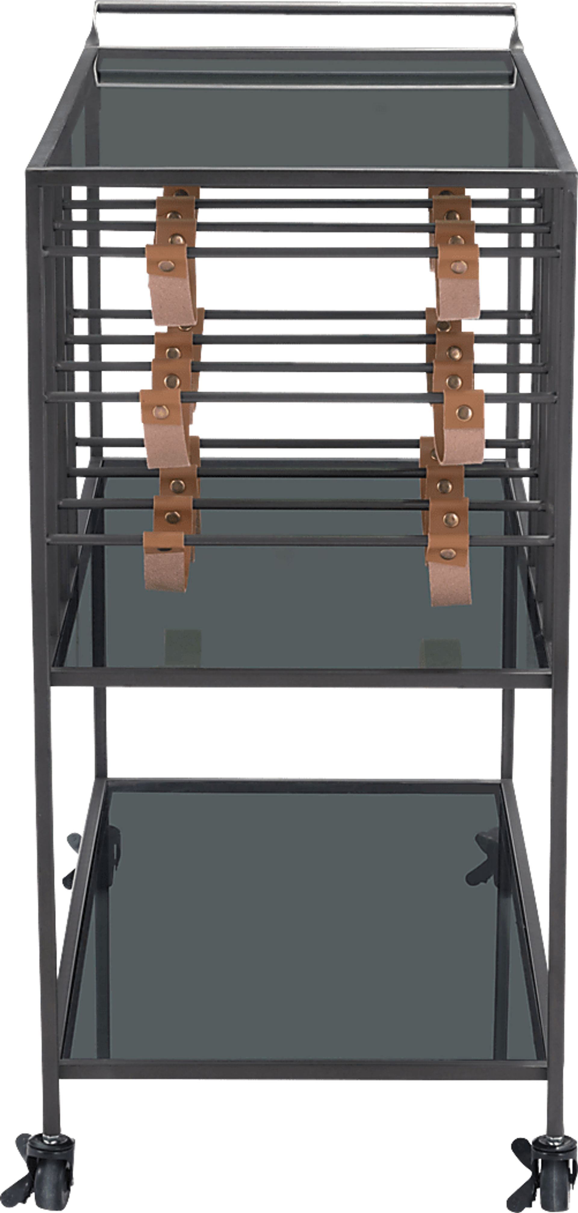 Bardzo Black Bar Cart - Image 2
