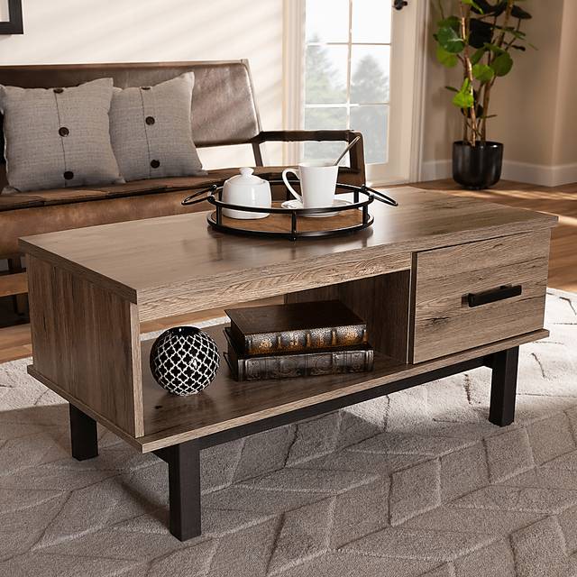 Bareford Oak Cocktail Table - Thumbnail - Image 2