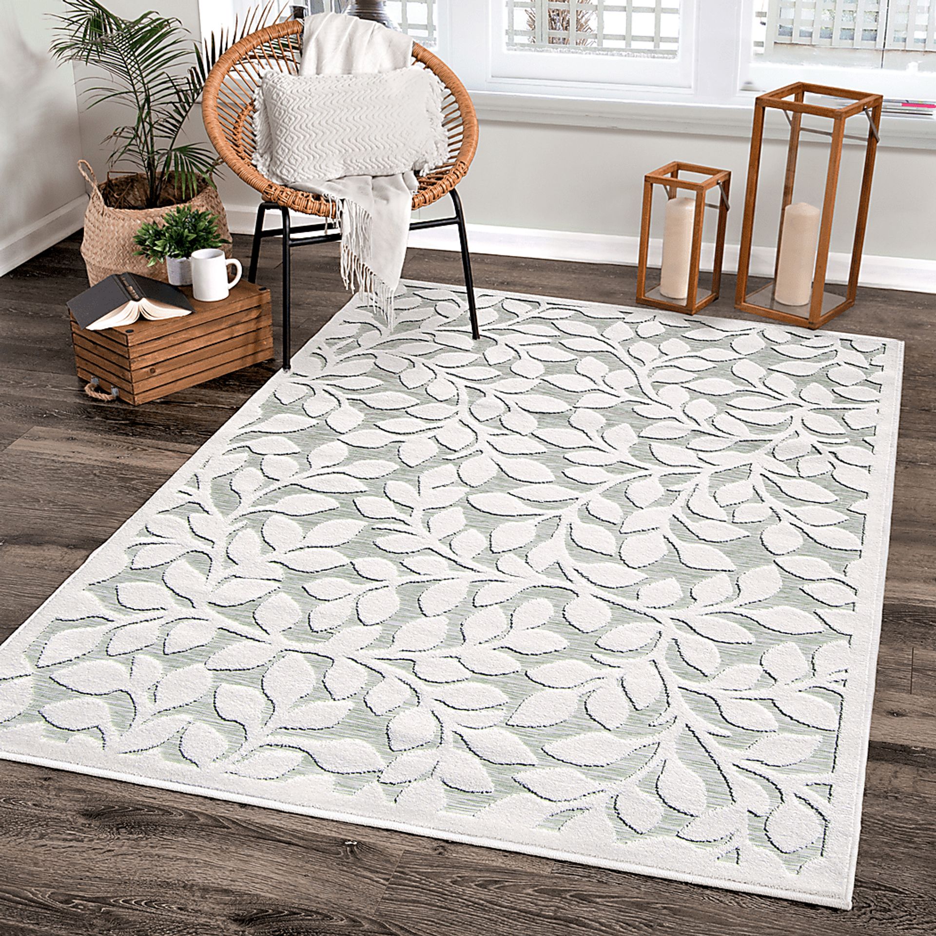 Barfelt White 5'2 x 7'6 Rug - Image 8