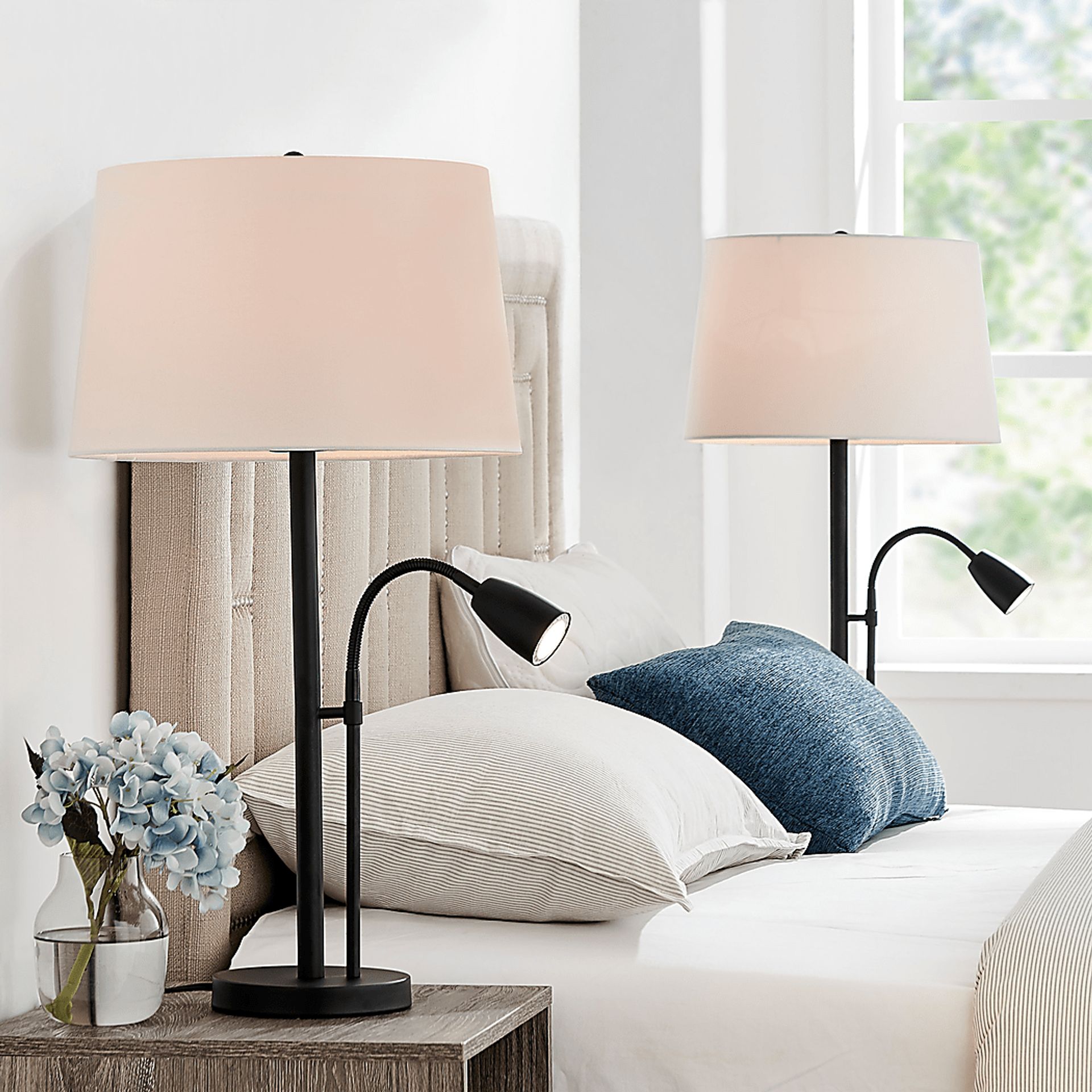 Bargello Farm Black Lamp, Set of 2 - Image 2