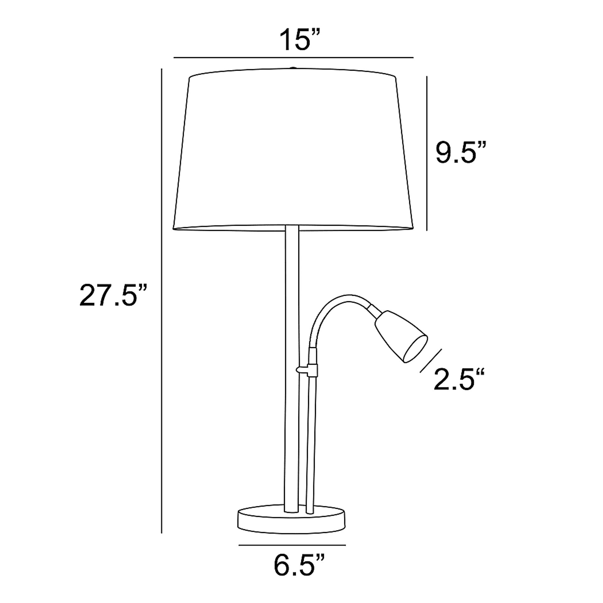 Bargello Farm Nickel Table Lamps, Set of 2 - Image 5