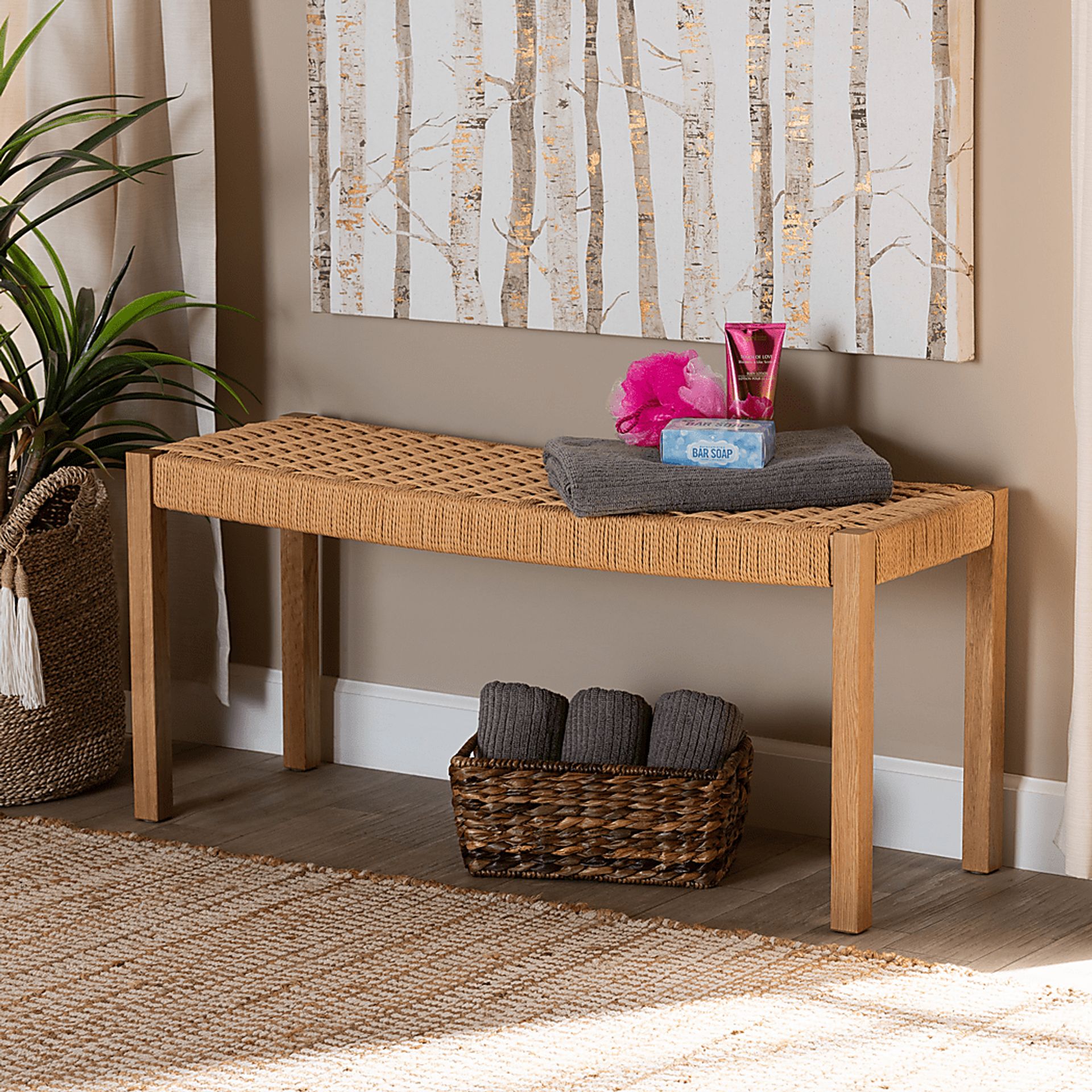 Bargiames Brown Bench - Image 5