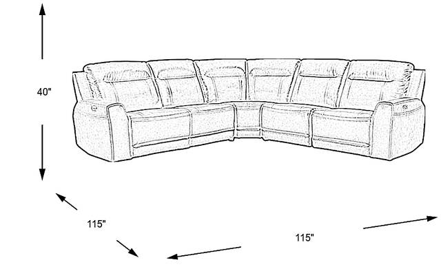 Dimension Image. Please refer to the Dimension Tab on this page for dimension details.