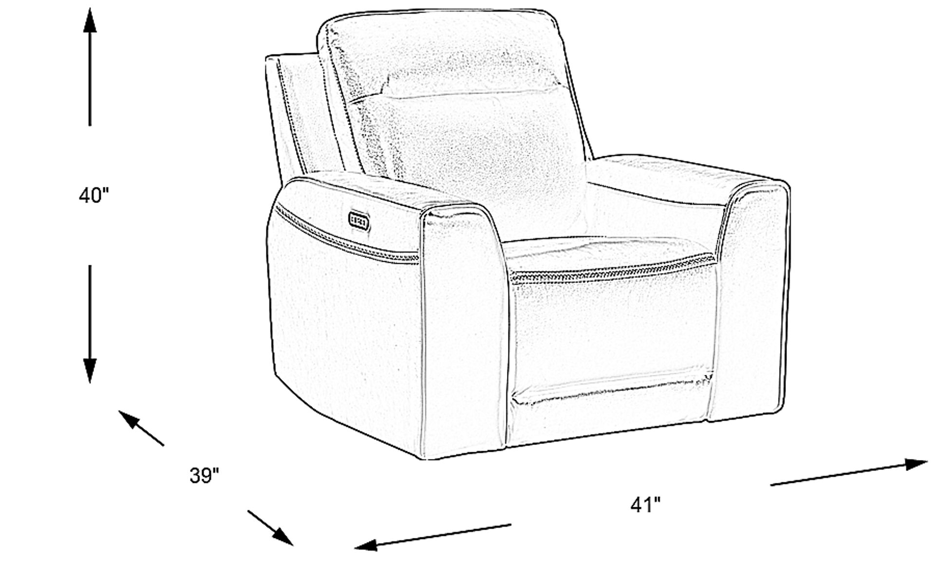 Dimension Image. Please refer to the Dimension Tab on this page for dimension details.