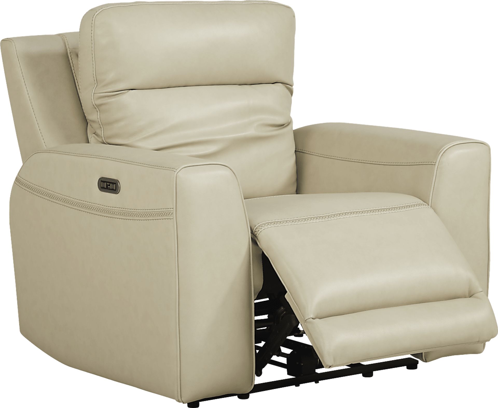 Bargotti Ice Leather Dual Power Recliner - Image 2
