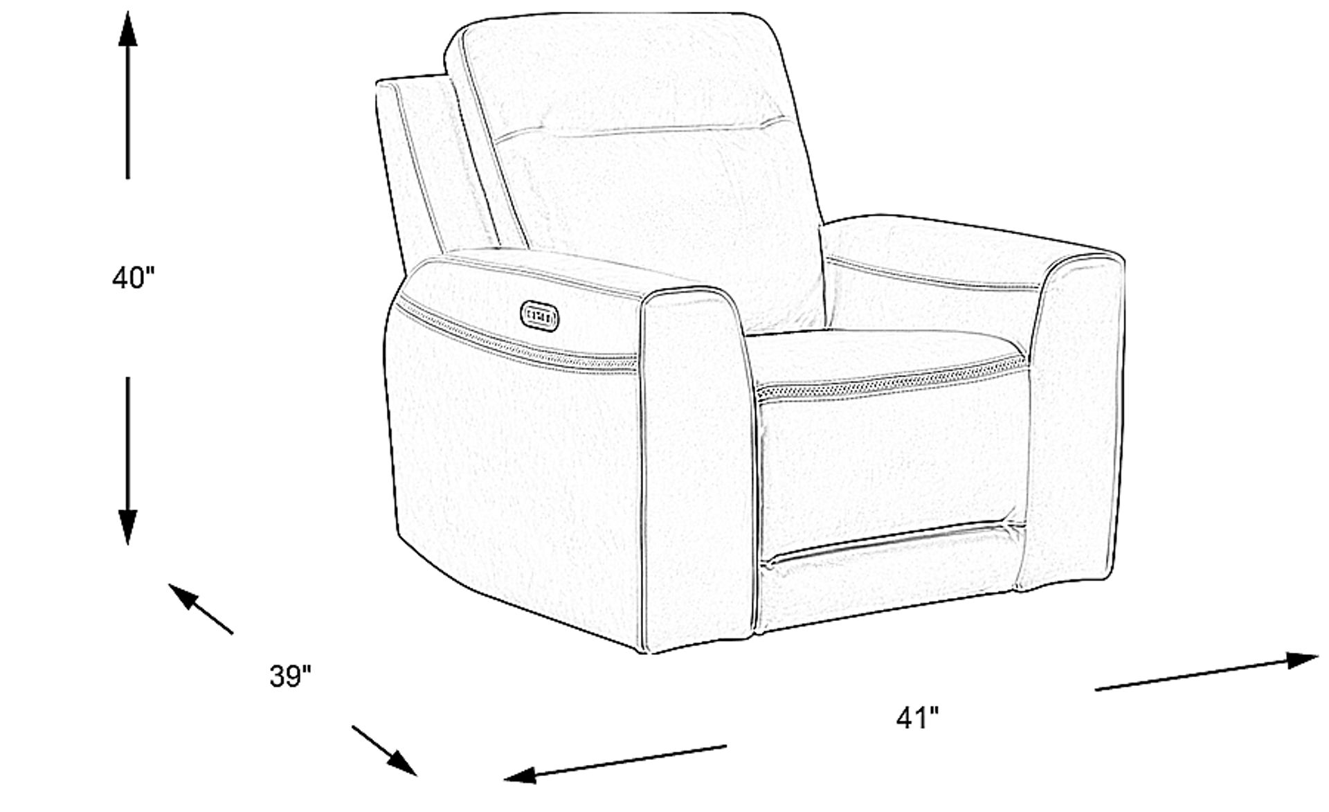 Dimension Image. Please refer to the Dimension Tab on this page for dimension details.