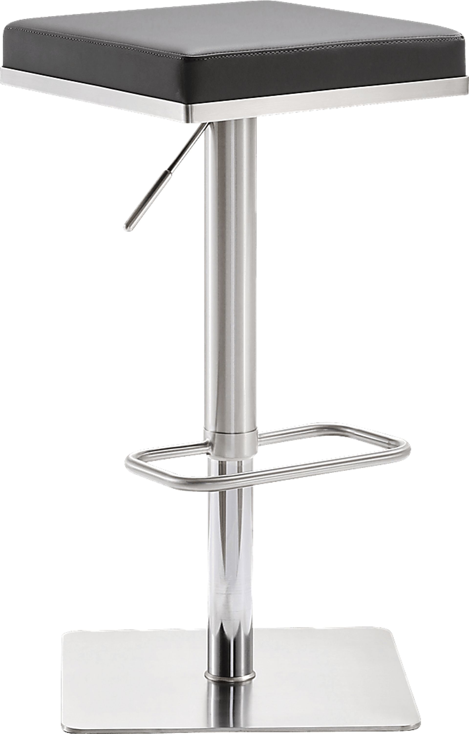 Bari Gray Adjustable Swivel Barstool - Image 1