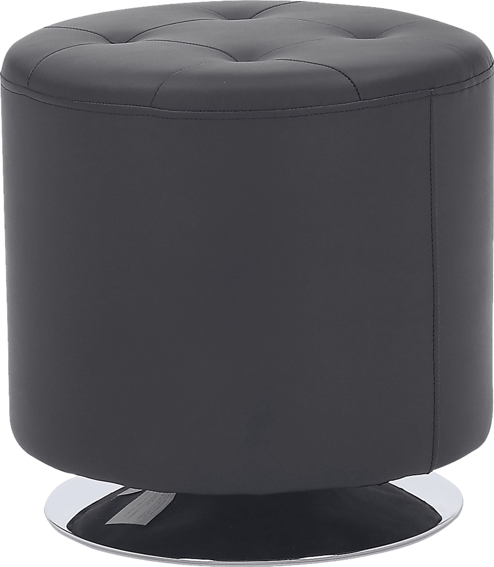 Bariff Charcoal Ottoman - Image 1