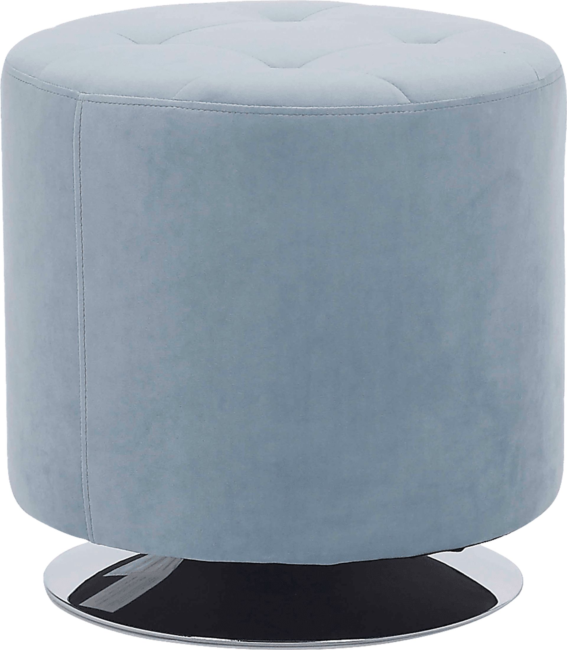Bariff Blue Ottoman - Image 1