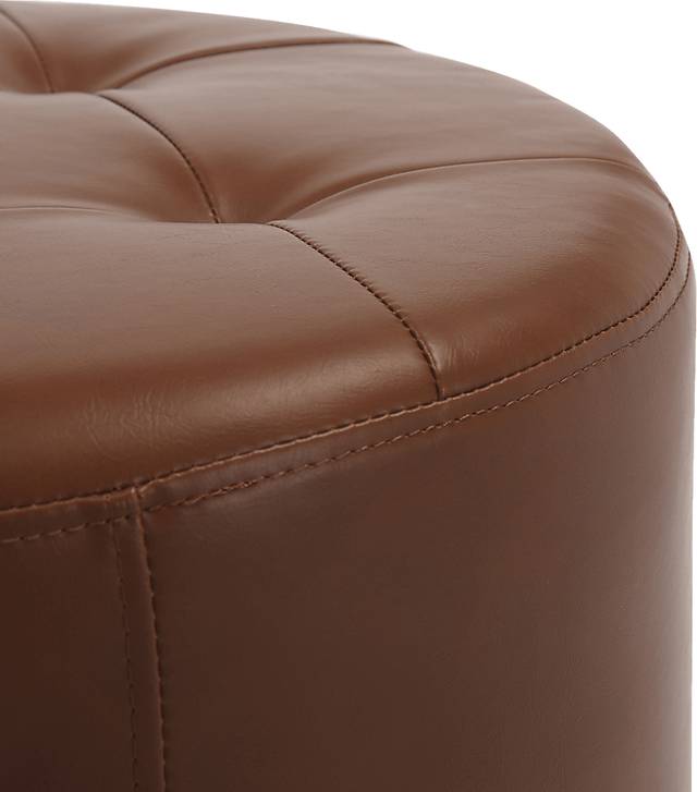 Bariff Brown Ottoman - Thumbnail - Image 3