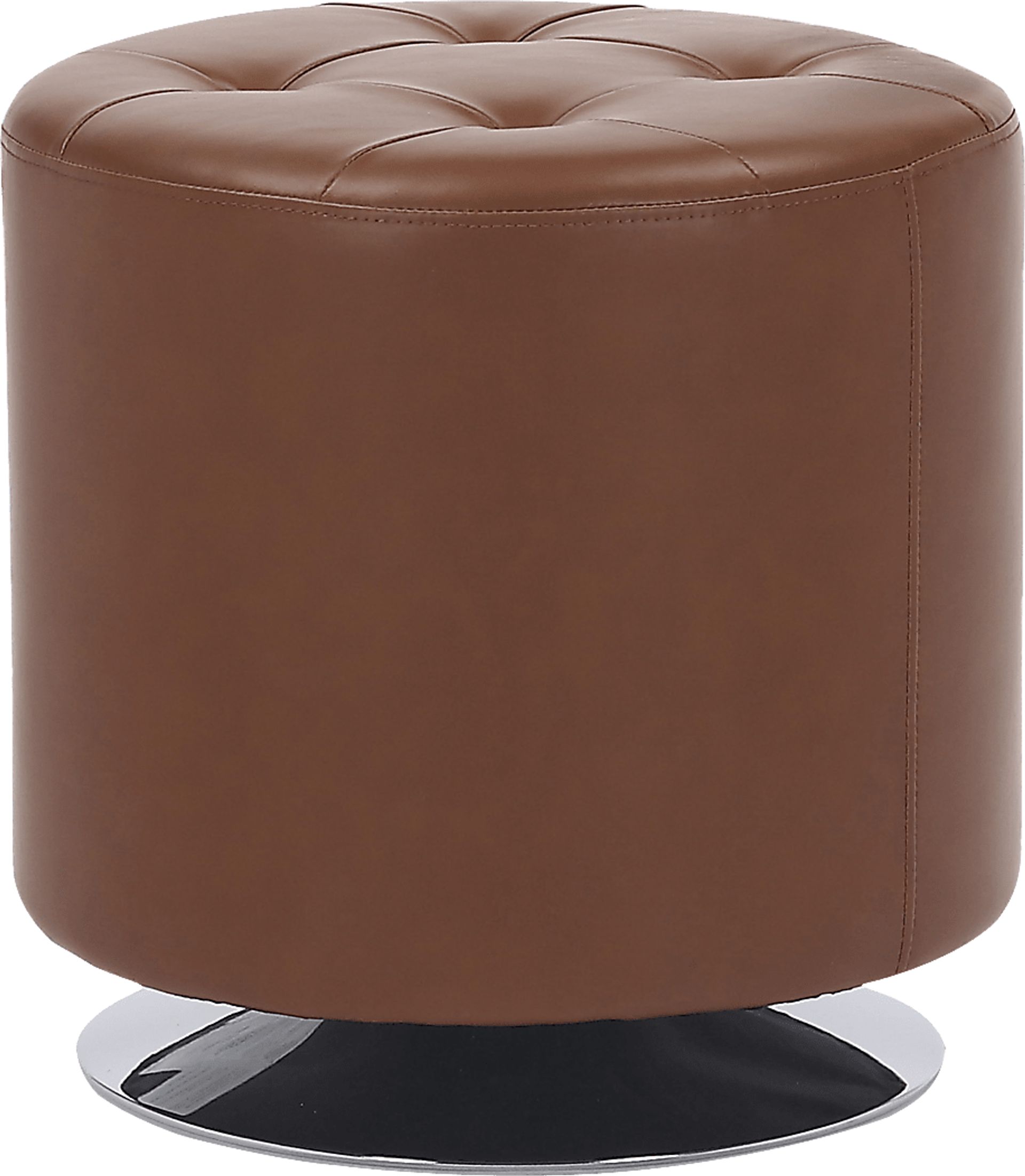 Bariff Brown Ottoman - Image 1