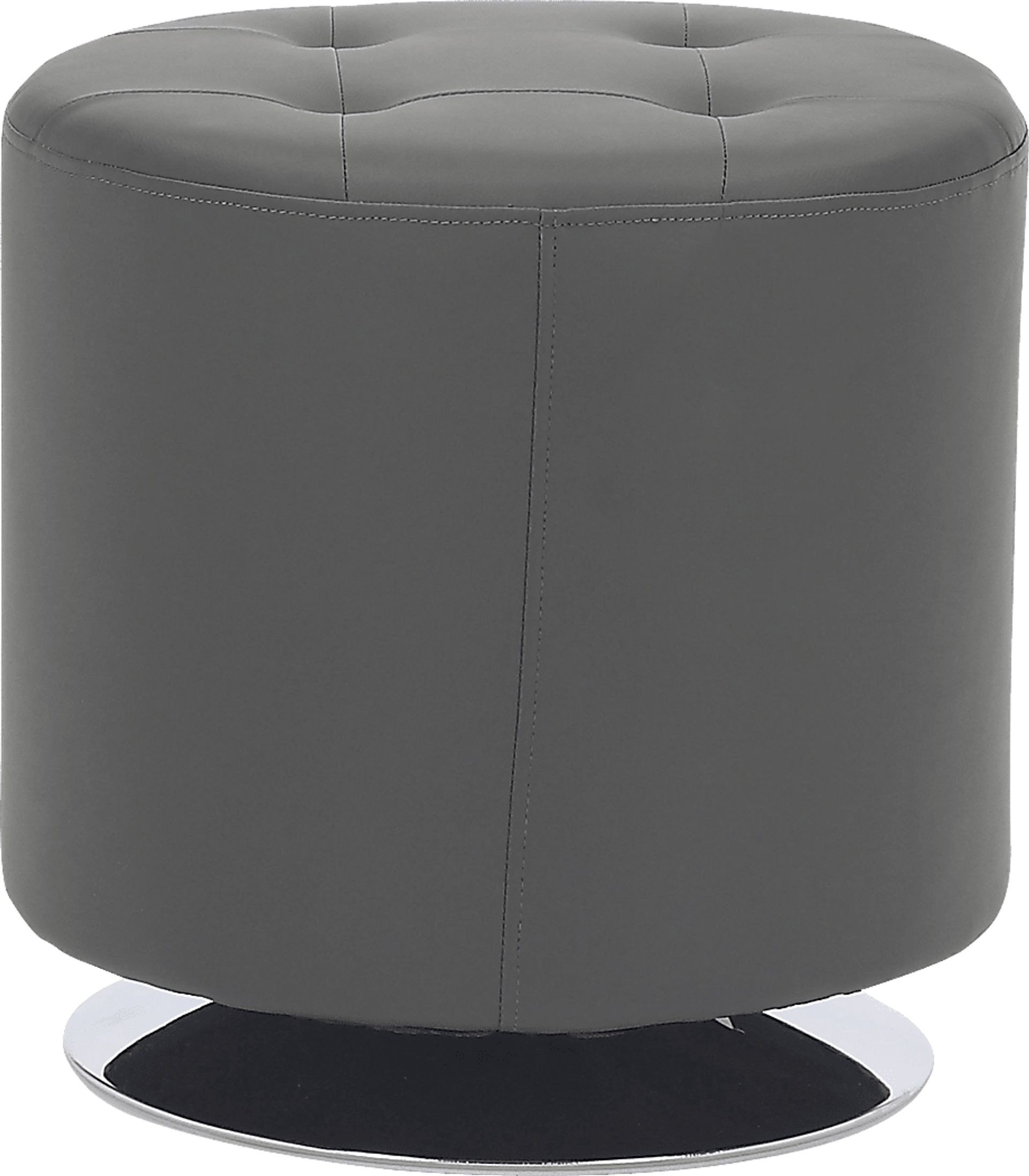 Bariff Dark Gray Ottoman - Image 2