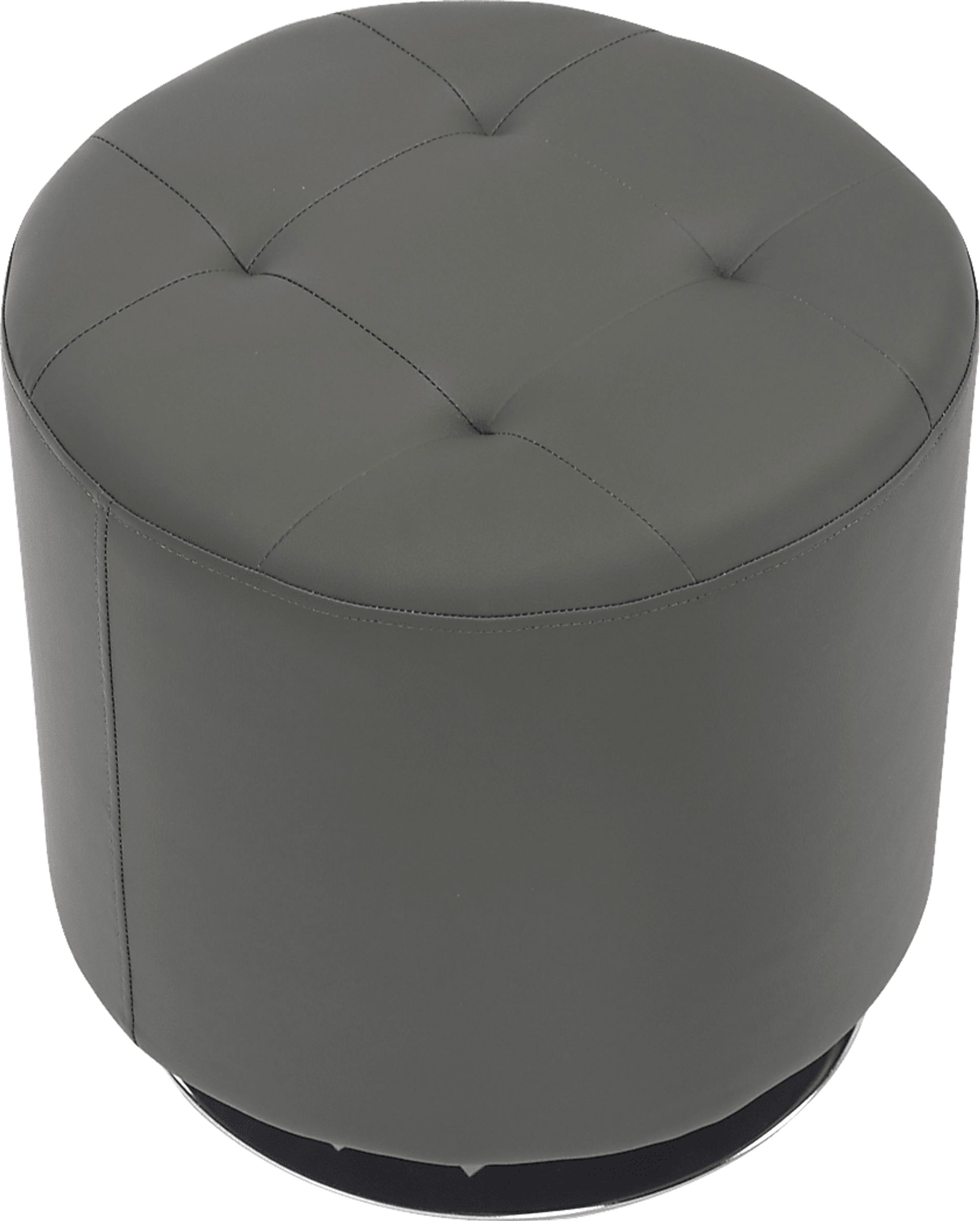 Bariff Dark Gray Ottoman - Image 5