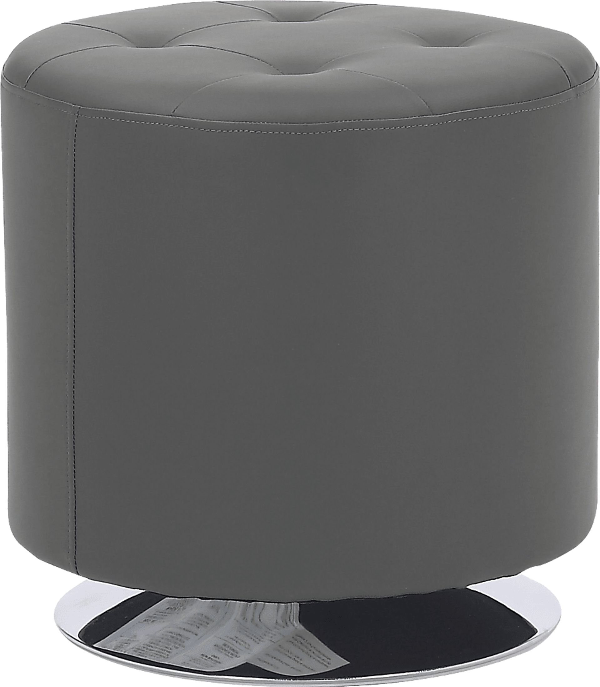 Bariff Dark Gray Ottoman - Image 1