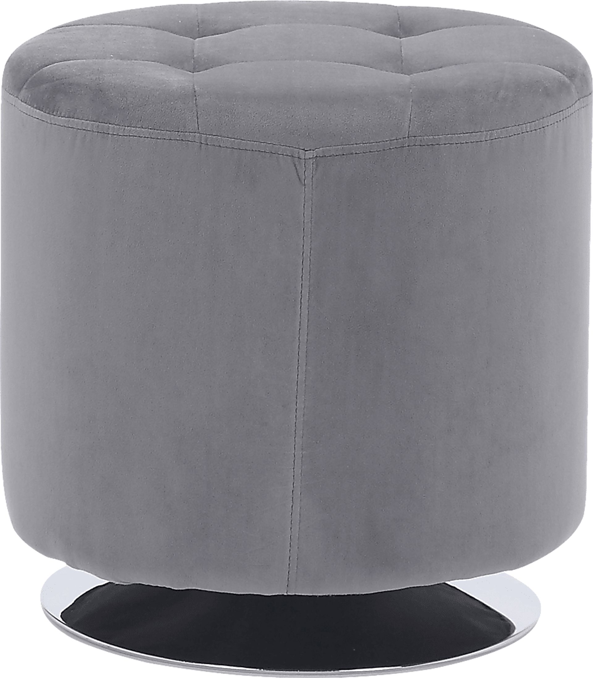 Bariff Gray Ottoman - Image 2