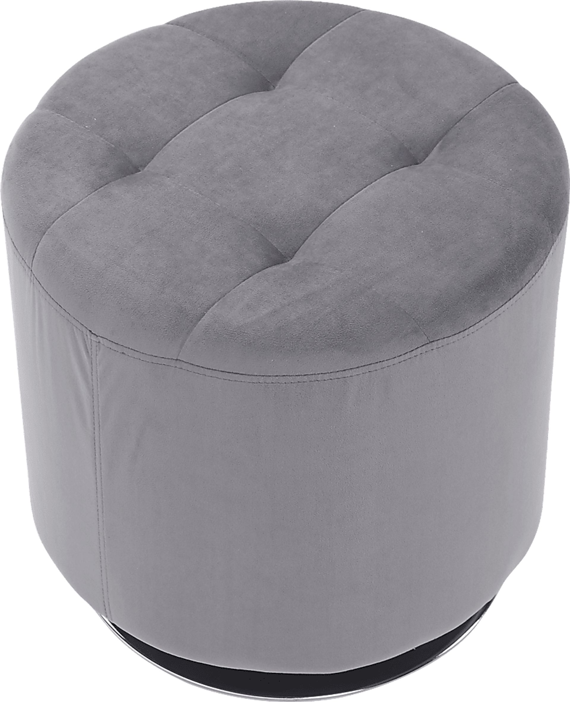 Bariff Gray Ottoman - Image 5