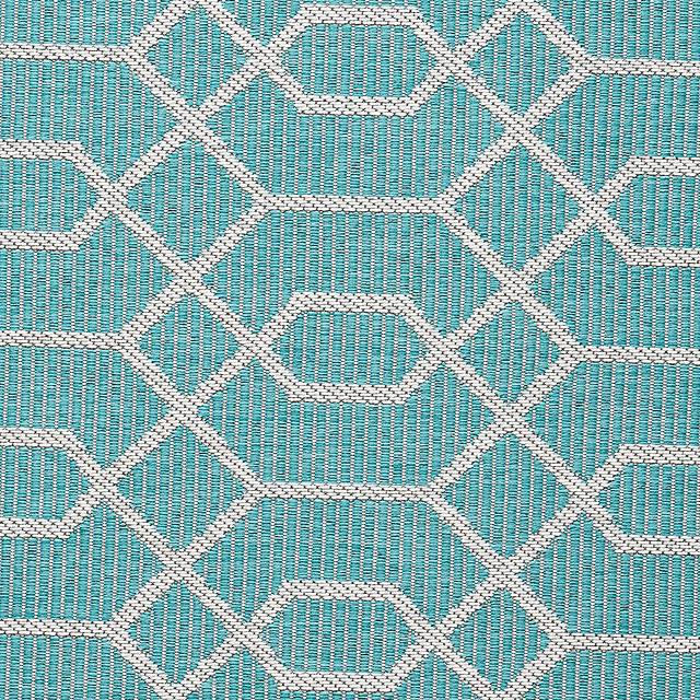Barika Teal 5'3 x 7' Indoor/Outdoor Rug - Thumbnail - Image 8