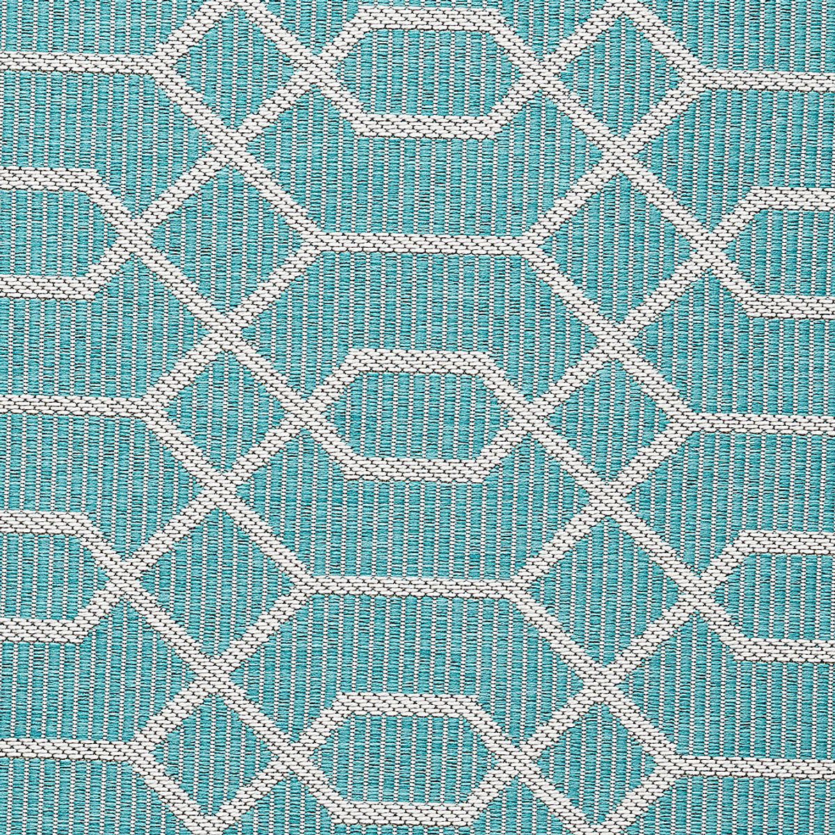 Barika Teal Blue,Green Outdoor Rugs | Rooms to Go