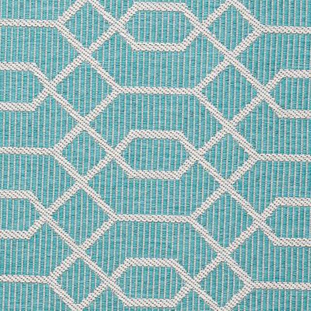 Barika Teal 5'3 x 7' Indoor/Outdoor Rug - Thumbnail - Image 10