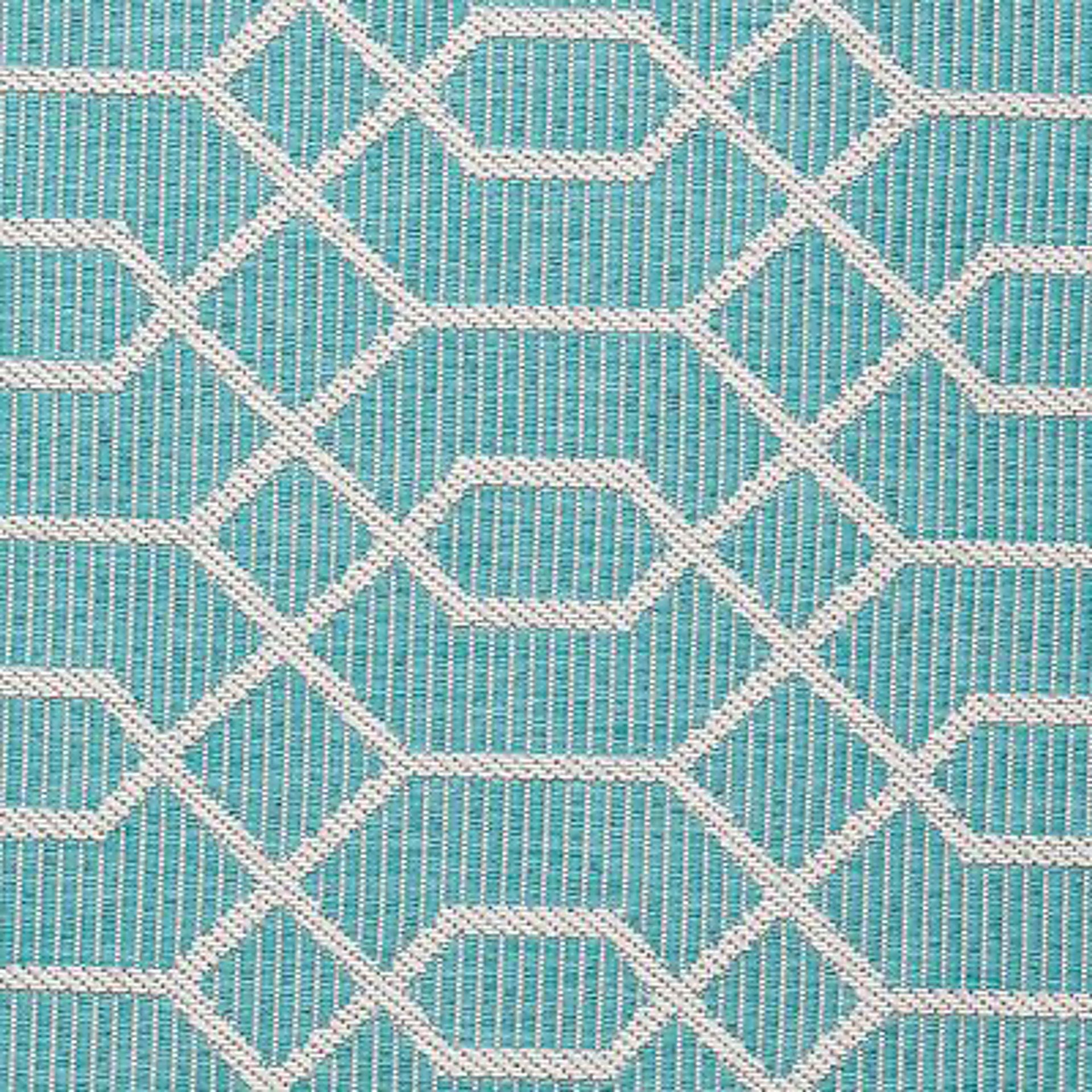 Barika Teal 5'3 x 7' Indoor/Outdoor Rug - Image 10