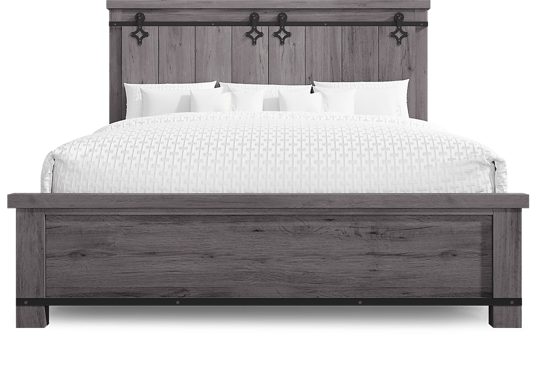 Barinas Gray 3 Pc King Bed - Image 3