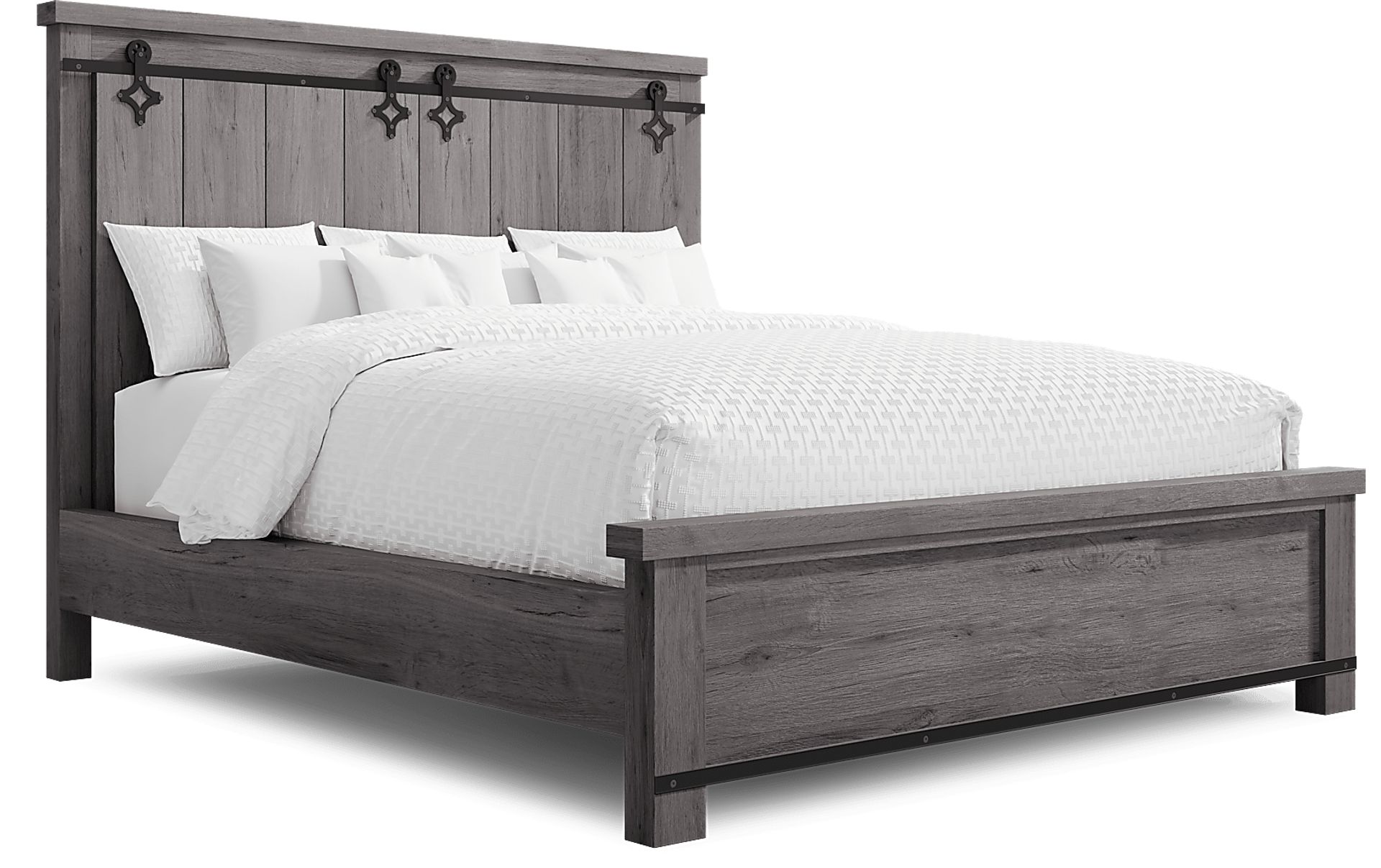 Barinas Gray 3 Pc King Bed - Image 1