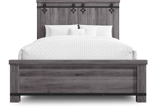 Barinas Gray 3 Pc Queen Bed - Thumbnail - Image 3