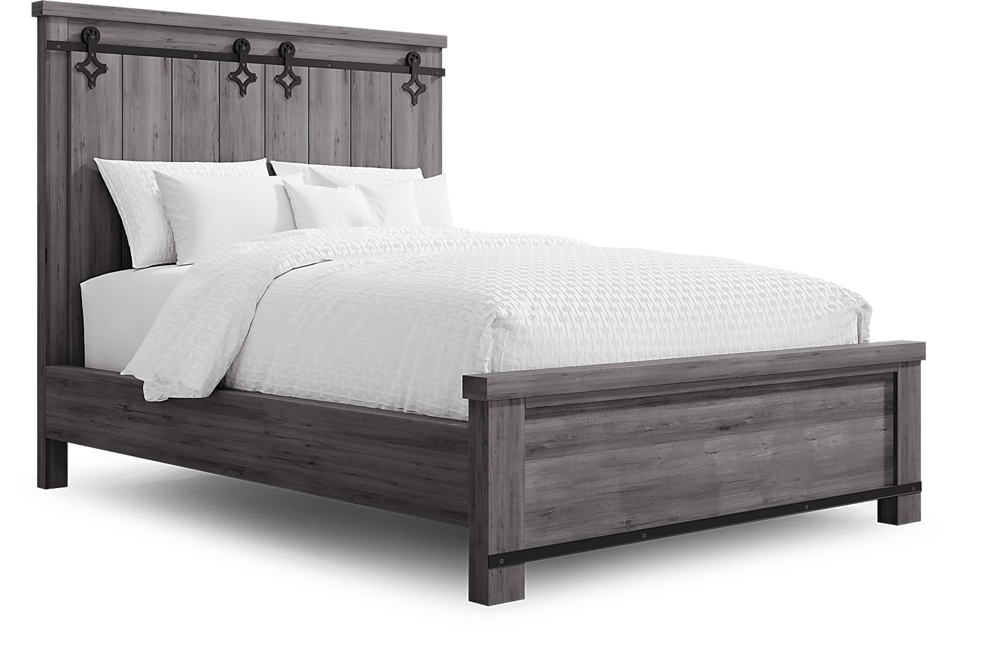 Barinas Gray 3 Pc Queen Bed - Image 1