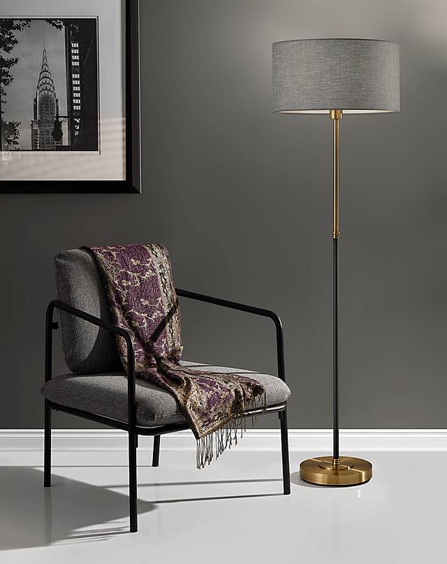 Baring Brass Floor Lamp - Thumbnail - Image 3