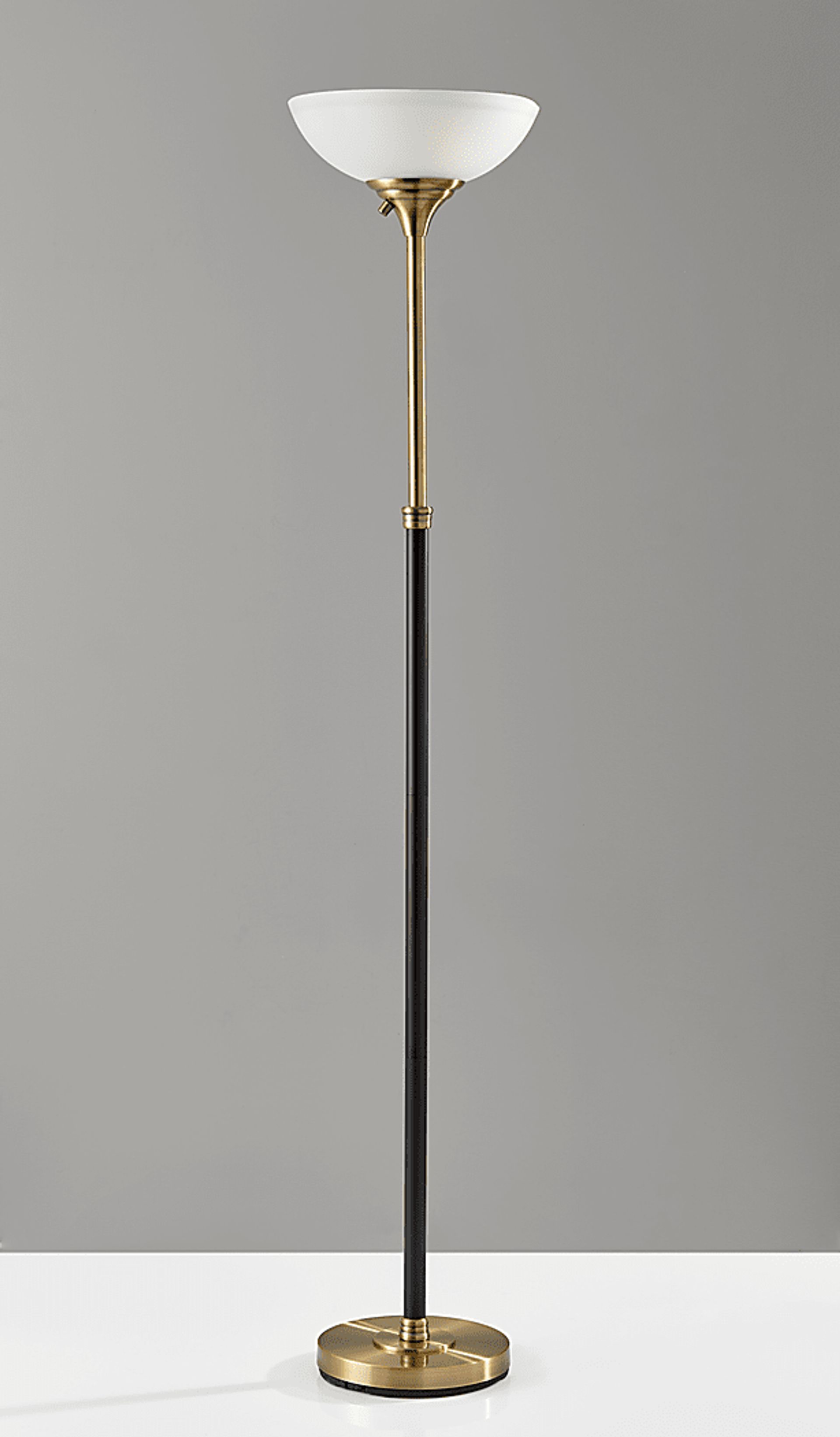 Baring Brass Torchiere - Image 2