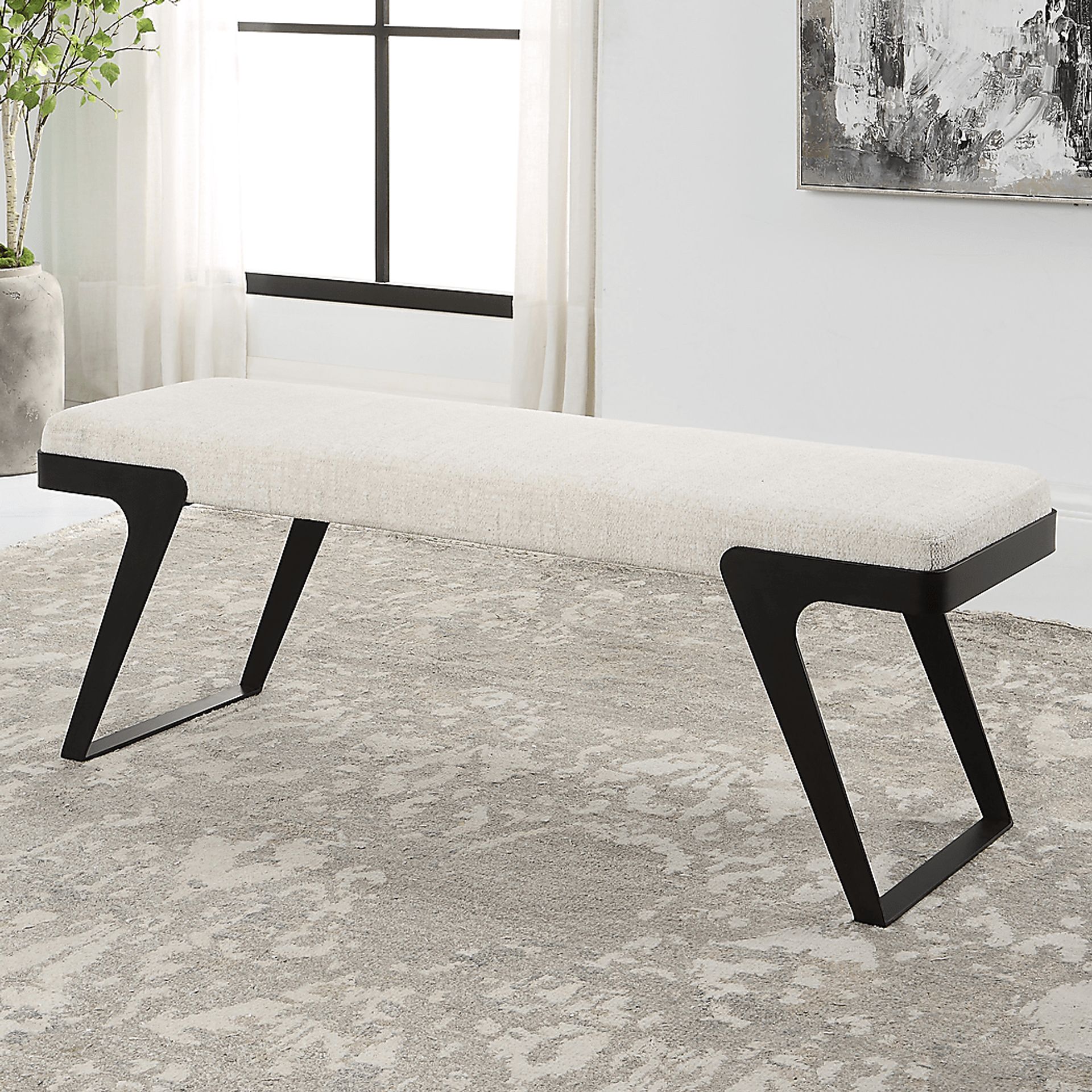 Barinja White Bench - Image 3